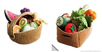 楽天ムジカ＆フェリーチェ楽天市場店【中古】【輸入品・未使用】Ikea Duktig Children's 9 Piece Fruit Basket Set and 14 Piece Vegetable Set [並行輸入品]