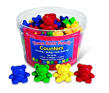 šۡ͢ʡ̤ѡLearning Resources Three Bear Family Counters%% Set of...