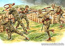 【中古】【輸入品 未使用】Master Box Hand to Hand Combat Japanese and US Marines Tarawa 1943 Figure Model Building Kits (1:35 Scale) 並行輸入品