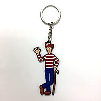 【中古】【輸入品・未使用】ラバーキーチェーン 【Wally】ウォーリー キャラクター ロゴ 3D キーホルダー 並行輸入 アメリカン雑貨