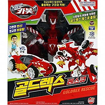 šۡ͢ʡ̤ѡHello Carbot GOLD REX RESCUE Transforming Robot Car Toy (...
