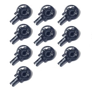 【中古】【輸入品 未使用】LEGOブロック 純正パーツ＜テクニック＞Technic Rotation Joint Ball Loop with Two Perpendicular Pins with Friction (10個 カンマ Black) 並