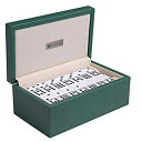 【中古】【輸入品・未使用】Silverman & Co. ダブル 9 ラージホワイトドミノセット - グリーンケース