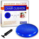 【中古】【輸入品・未使用】Stages Learning 感覚バランスクッション ヨガ 自閉症 ADHD 職業療法 ブルー SLM2101