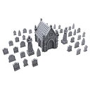 【中古】【輸入品・未使用】EnderToys Mausoleum Graveyard Scene%カンマ% 1/72 (28mmスケール) 3Dプリント ミニチ...