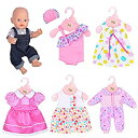 【中古】【輸入品 未使用】(For 41cm - 46cm Doll カンマ Clothes Sets) - Ebuddy 6 Sets Doll Clothes Outfits Costume for 14 to 41cm New Born baby Dolls and 46cm Ameri