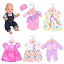 šۡ͢ʡ̤ѡ(For 41cm - 46cm Doll%% Clothes Sets) - Ebuddy 6 Sets Doll Clothes Outfits Costume for 14 to 41cm New Born baby Dolls and 46cm Ameri