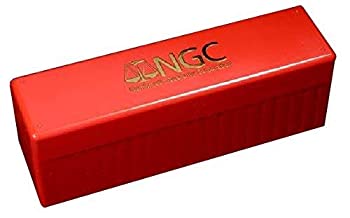 【中古】【輸入品・未使用】NGC Plastic Storage Box for 20 Slab Coin Holders Red