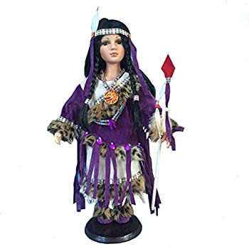 【中古】【輸入品・未使用】Jmisa 18インチ 磁器インド人形