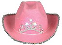 【中古】【輸入品 未使用】 ロードアイランドノベルティー Rhode Island Novelty Blinking Pink Tiara Cowboy Hat am244AZ2 並行輸入品