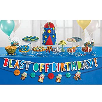 šۡ͢ʡ̤ѡAmscan 120440 ޥ顼 5ե  Happy Birthday Blast Off ǥ...