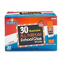 yÁzyAiEgpzElmer's Washable All-Purpose School Glue Sticks%J}% 0.24 oz (7 g) Each%J}% 30-Count Class Pack (E556) G}[Y@XN[O[ Xe