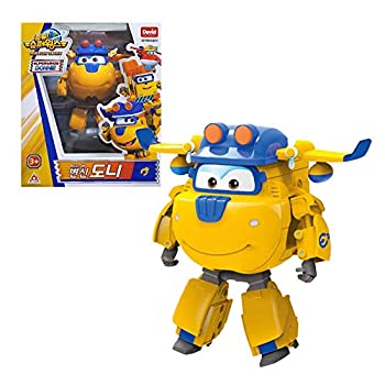 楽天ムジカ＆フェリーチェ楽天市場店【中古】【輸入品・未使用】[スーパーウイングス] Super Wings シーズン3 変身 変形ロボットおもちゃ 子供 男の子おもちゃ 韓国アニメーションキャラクター きん 黄色 13.3c