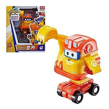 【中古】【輸入品 未使用】 スーパーウイングス Super Wings シーズン3 変身 変形ロボットおもちゃ 子供 男の子おもちゃ 韓国アニメーションキャラクター きん 黄色 13cm