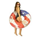 【中古】【輸入品・未使用】Poolcandy 星条旗 プールチューブ 48インチ - アメリカ国旗 スイムリング(3)