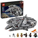 【中古】【輸入品 未使用】LEGO Star Wars: The Rise of Skywalker Millennium Falcon 75257 Starship Model Building Kit and Minifigures (1 カンマ 351 Pieces)