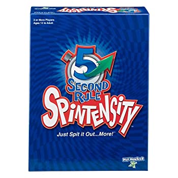 【中古】【輸入品・未使用】PlayMonster 5 Second Rule Spintensity Game -- ただスピットアウト...More!、ブルー