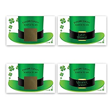 šۡ͢ʡ̤ѡSt. Patricks Day Scratch-Off Cards%% Family/Party Cas...