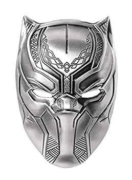 šۡ͢ʡ̤ѡMARVEL (ޡ٥) Black Panther Head (֥åѥ󥵡) Pewter Lapel ...