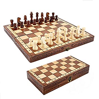 šۡ͢ʡ̤ѡSyrace Folding Hand Crafted Wooden Chess Set Chess Board ...