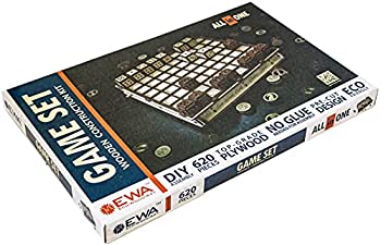 【中古】【輸入品・未使用】EWA ゲームセット 3D木製パズル＝ボードゲーム Game Set / Eco Wood Art 