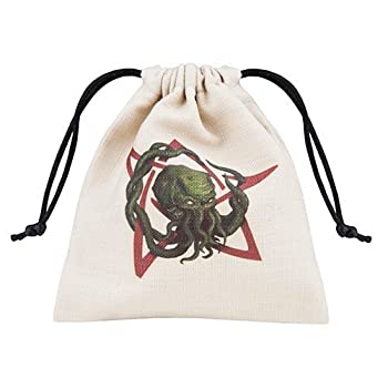 【中古】【輸入品・未使用】Q WORKSHOP Call of Cthulhu Beige & Multicolor Dice Bag [並行輸入品]