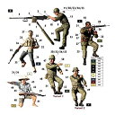 【中古】【輸入品・未使用】プラスチックモデルキット - ベトナム戦争キットシリーズ - ミリタリーミニチュア- 1:35スケールミリタリーモデル - 左にチャーリー- 大人向けプ