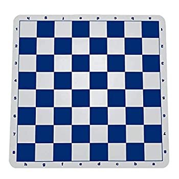 【中古】【輸入品 未使用】WE Games The Original 100 Silicone Tournament Chess Mat - 20 Inch Board カンマ Blue 並行輸入品