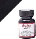 【中古】【輸入品 未使用】Angelus Acrylic Leather Paint Standart Paint (001 Black) 並行輸入品