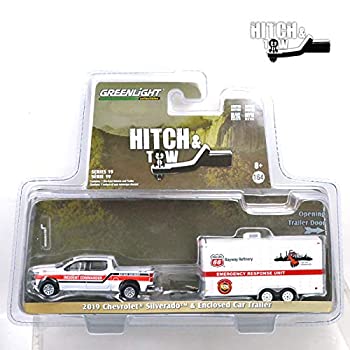 【中古】【輸入品・未使用】GREENLIGHT 1:64SCALE HITCH & TOW SERIES 19 %ダブルクォーテ%2019 CHEVROLET SILVERADO…