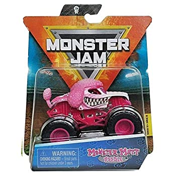 【中古】【輸入品・未使用】Monster Jams Monster Mutt プードル ピンク モンスタートラック 1:64スケ..