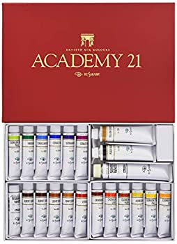 【未使用】【中古】クサカベ 油絵具 専門家用 油絵具セット 21色セット アカデミー21 20ml