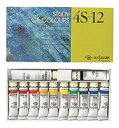 【未使用】【中古】クサカベ 油絵具 習作用 油絵具セット 11色セット 4S-12 11ml+ホワイト20ml