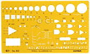 【中古-非常に良い】ウチダ テンプレート No.853 電子定規 1-843-0853