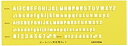 【中古-非常に良い】ウチダ テンプレート 英字数字定規 ボールペン用 No.3 1-843-1203