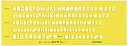 【中古-非常に良い】ウチダ テンプレート 英字数字定規 ボールペン用 No.1 1-843-1201