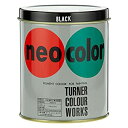 【未使用】【中古】ターナー色彩 アクリル絵具 ネオカラー 黒 NC60031 600ml