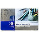 【未使用】【中古】ヴァンゴッホ 色鉛筆 36色 T9773-0036