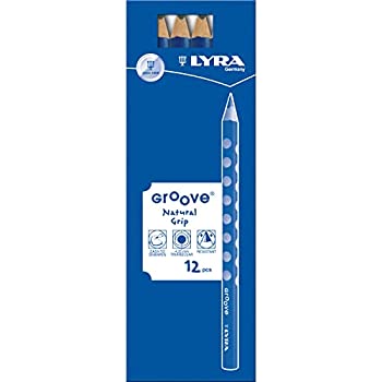 【中古-非常に良い】リラ 鉛筆 グルーヴ・グラファイト B ブルー 12本入り L1870101