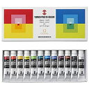 【未使用】【中古】ターナー色彩 ポスターカラー 12色スクールセット PC12C 11ml