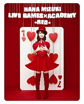 【中古】NANA MIZUKI LIVE GAMES×ACADEMY-RED- [Blu-ray]当店取り扱いの中古品についてこちらの商品は中古品となっております。 付属品の有無については入荷の度異なり、商品タイトルに付属品についての記載がない場合もございますので、ご不明な場合はメッセージにてお問い合わせください。 買取時より付属していたものはお付けしておりますが、付属品や消耗品に保証はございません。中古品のため、使用に影響ない程度の使用感・経年劣化（傷、汚れなど）がある場合がございますのでご了承下さい。また、中古品の特性上ギフトには適しておりません。当店は専門店ではございませんので、製品に関する詳細や設定方法はメーカーへ直接お問い合わせいただきますようお願い致します。 画像はイメージ写真です。ビデオデッキ、各プレーヤーなど在庫品によってリモコンが付属してない場合がございます。限定版の付属品、ダウンロードコードなどの付属品は無しとお考え下さい。中古品の場合、基本的に説明書・外箱・ドライバーインストール用のCD-ROMはついておりませんので、ご了承の上お買求め下さい。当店での中古表記のトレーディングカードはプレイ用でございます。中古買取り品の為、細かなキズ・白欠け・多少の使用感がございますのでご了承下さいませ。ご返品について当店販売の中古品につきまして、初期不良に限り商品到着から7日間はご返品を受付けておりますので 到着後、なるべく早く動作確認や商品確認をお願い致します。1週間を超えてのご連絡のあったものは、ご返品不可となりますのでご了承下さい。中古品につきましては商品の特性上、お客様都合のご返品は原則としてお受けしておりません。ご注文からお届けまでご注文は24時間受け付けております。当店販売の中古品のお届けは国内倉庫からの発送の場合は3営業日〜10営業日前後とお考え下さい。 海外倉庫からの発送の場合は、一旦国内委託倉庫へ国際便にて配送の後にお客様へお送り致しますので、お届けまで3週間から1カ月ほどお時間を頂戴致します。※併売品の為、在庫切れの場合はご連絡させて頂きます。※離島、北海道、九州、沖縄は遅れる場合がございます。予めご了承下さい。※ご注文後、当店より確認のメールをする場合がございます。ご返信が無い場合キャンセルとなりますので予めご了承くださいませ。