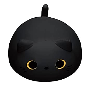 【中古】MOGU(モグ) ビーズクッション ブラック 黒 もぐっち み~たん(全長約35)