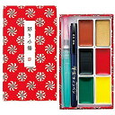 【未使用】【中古】呉竹 顔彩 彩り小箱 6色 MC23-1