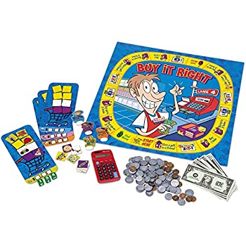 【未使用】【中古】ラーニング リソーシズ(Learning Resources) アメリカ通貨 すごろく ショッピングゲーム Buy It Right LER2...
