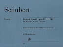 【未使用】【中古】Fantasie f-moll op. 103 D 940: fuer Klavier zu vier Haenden