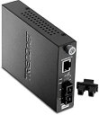 【中古-非常に良い】TRENDnet FiberTFC-110XXXシリーズ100Base-TX to 100Base-FX シングルモード SC Fiber コンバーター (15KM) TFC-110S15