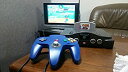 【中古】コントローラーBros.ブルー N64(2)