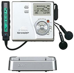 【中古】シャープ ポータブルMDレコーダー シルバー アウヴィ MD-DR77-S