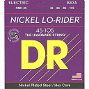 【中古-非常に良い】DR (デーアール) ベース弦 NICKEL LO-RIDER ニッケルメッキ .045-.105 NMH-45 【国内正規品】