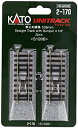 【未使用】【中古】KATO HOゲージ 車止め線路 109mm 2本入 2-170 鉄道模型用品